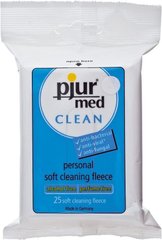 Влажные салфетки pjur MED Clean 25 штук фото и описание