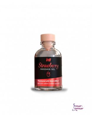 Массажный гель для интимных зон Intt Strawberry (30 мл) фото и описание