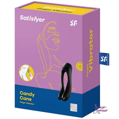 Вибратор на палец Satisfyer Candy Cane Black фото и описание