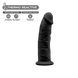 Фаллоимитатор SilexD Robby Black (MODEL 2 size 6in), двухслойный, Силикон медицинский+Silexpan, диаметр 3,9см фото