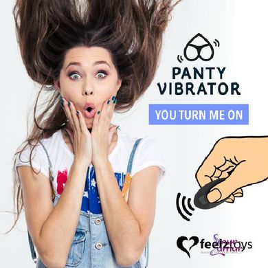 Вибратор в трусики FeelzToys Panty Vibrator Purple с пультом ДУ фото и описание