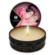 Масажна свічка Shunga Mini Massage Candle – Rose Petals (30 мл) з афродизіаками фото і опис