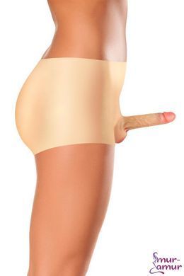 Силіконові трусики з фалоімітатором Real Body Real Manly, S/M, суцільна конструкція, для неї
