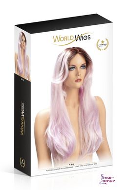 Парик World Wigs AYA LONG TWO-TONE MAUVE фото и описание