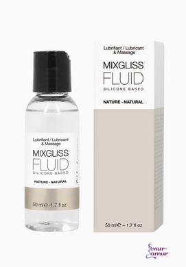 Лубрикант на силиконовой основе MixGliss FLUID NATURE (50 мл) без запаха фото и описание