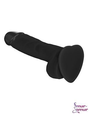 Реалистичный фаллоимитатор Strap-On-Me SOFT REALISTIC DILDO Black - Size L