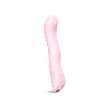 Вібратор Love To Love SWAP - BABY PINK, з пульсівною перлиною для точки G, 3 мотори, гнеться фото і опис