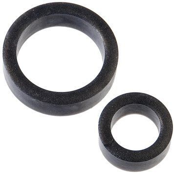Набор эрекционных колец Doc Johnson Platinum Premium Silicone - The C-Rings - Charcoal фото и описание