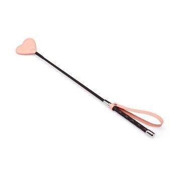 Шлепалка-сердечко Liebe Seele Dark Candy Pink Riding Crop, 55 см фото и описание
