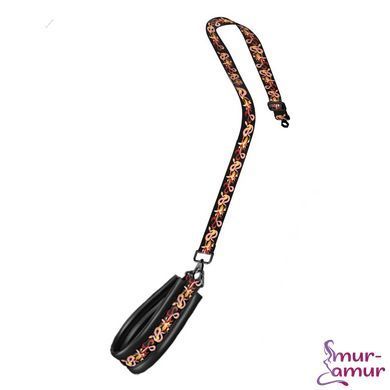 БДСМ-набір LOCKINK The Flowering Serpent Bondage Set, чорний, з малюнком у вигляді змій, 7 предметів фото і опис