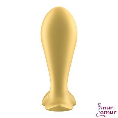 Анальна смарт-пробка з вібрацією Satisfyer Intensity Plug Gold фото і опис