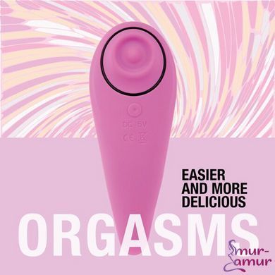 Пульсатор для клітора плюс вібратор FeelzToys - FemmeGasm Tapping & Tickling Vibrator Pink