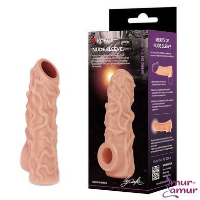 Насадка на член Kokos Nude Sleeve NS 004 L