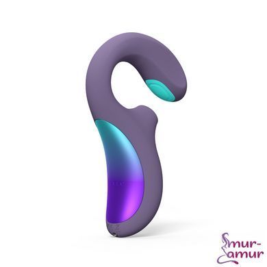 Кліторально-вагінальний звуковий стимулятор LELO Enigma Double Sonic Cyber Purple фото і опис