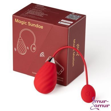 Смарт-виброяйцо Magic Motion Sundae Red