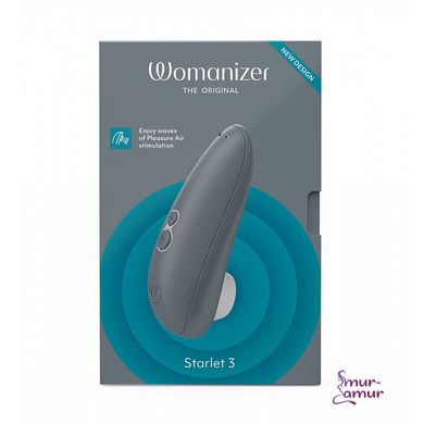 Вакуумный клиторальный стимулятор Womanizer Starlet 3 Gray фото и описание
