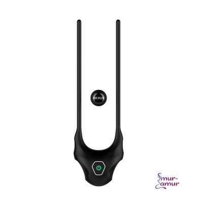Эрекционное кольцо Nexus FORGE Vibrating Adjustable Lasso - Black фото и описание