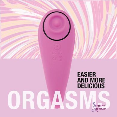 Пульсатор для клитора плюс вибратор FeelzToys - FemmeGasm Tapping & Tickling Vibrator Pink фото и описание