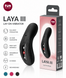 Накладний вібратор Fun Factory LAYA III Black, ефект постукування пальцем