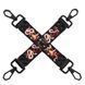 БДСМ-набір LOCKINK The Flowering Serpent Bondage Set, чорний, з малюнком у вигляді змій, 7 предметів фото