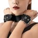 Нашийник з наручниками із натуральної шкіри Art of Sex - Bondage Collar with Handcuffs фото