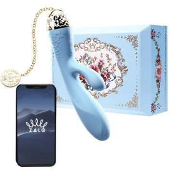 Смартвібратор-кролик Zalo &mdash; Rosalie Royal Blue фото і опис