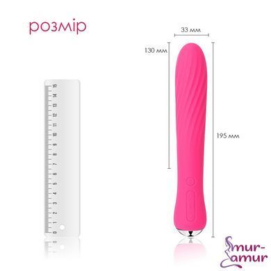 Вибратор с подогревом Svakom Anya Plum Red