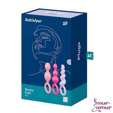 Набір анальних іграшок Satisfyer Plugs (set of 3) - Booty Call, макс. діаметр 3 см