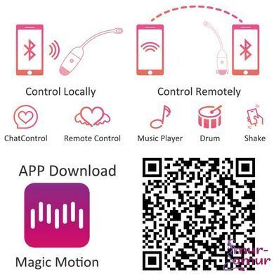 Смарт-виброяйцо Magic Motion Vini Orange, управление со смартфона