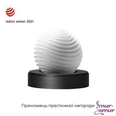 Мастурбатор Tenga Geo Aqua, новый материал, нежные волны, новая ступень развития Tenga Egg фото и описание