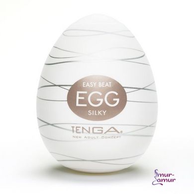 Мастурбатор яйце Tenga Egg Silky (Ніжний Шовк) фото і опис