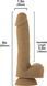 Гнучкий фалоімітатор на присосці ADDICTION &mdash; ANDREW 8&Prime; Silicone Dong &mdash; Caramel, віброкуля в подаруно