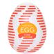 Мастурбатор-яйцо Tenga Egg Tube, рельеф с продольными линиями фото