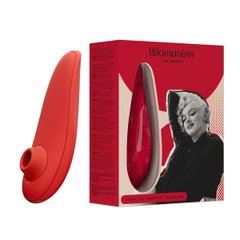 Вакуумный стимулятор клитора Womanizer Marilyn Monroe Vivid Red фото и описание