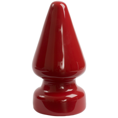 Анальная пробка Doc Johnson Red Boy - XL Butt Plug The Challenge, диаметр 12 см фото и описание