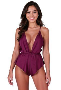 Боди Passion SENSIE BODY plum XL фото и описание