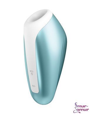 Миниатюрный вакуумный стимулятор Satisfyer Love Breeze Ice Blue фото и описание