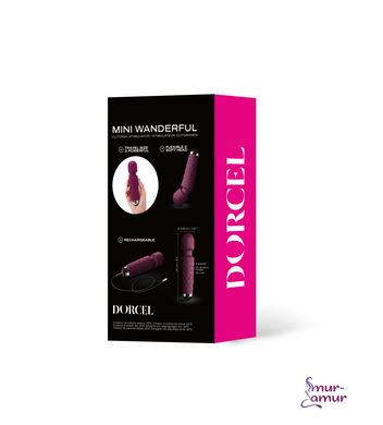 Мінівібромасажер Dorcel Wand Mini Wanderful Plum фото і опис