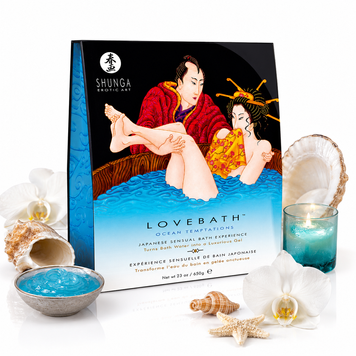Гель для ванны Shunga LOVEBATH &ndash; Ocean temptations 575 г, делает воду ароматным желе со SPA-эффектом