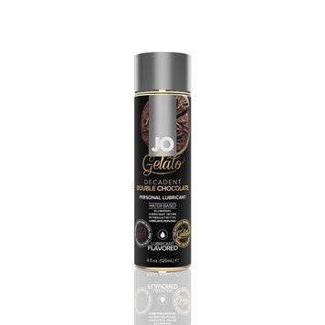 Змазка на водній основі JO GELATO Double Chocolate (120 мл) без цукру, парабенів та гліколю фото і опис