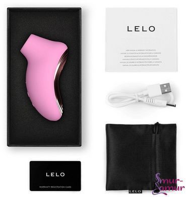 Звуковий стимулятор клітора LELO SONA 2 Travel Pink, тревел-версія, 12 режимів фото і опис