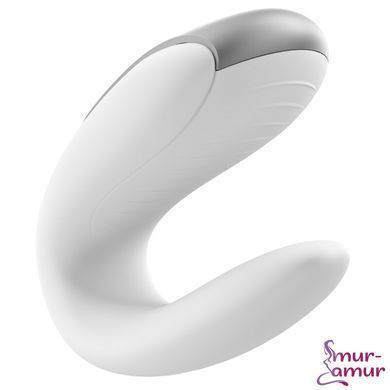 Смарт-вибратор для пар Satisfyer Double Fun (White) с пультом ДУ фото и описание