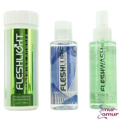 Мастурбатор Fleshlight Pink Lady Original Value Pack: присоска, смазка, чистящее и восстанавливающее фото и описание