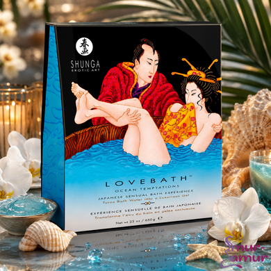 Гель для ванны Shunga LOVEBATH &ndash; Ocean temptations 575 г, делает воду ароматным желе со SPA-эффектом