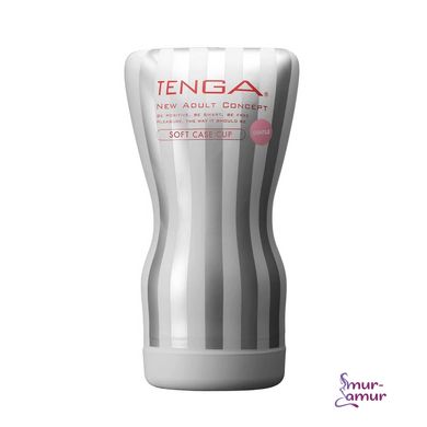 Мастурбатор Tenga Squeeze Tube Cup (мягкая подушечка) GENTLE сдавливаемый фото и описание