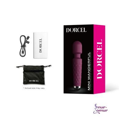 Минивибромассажер Dorcel Wand Mini Wanderful Plum фото и описание