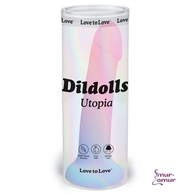 Фаллоимитатор с цветным градиентом Love To Love DILDOLLS - UTOPIA ультрамягкий фото и описание