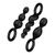 Набір анальних іграшок Satisfyer Plug black (set of 3) — Booty Call, макс. діаметр 3 см фото і опис