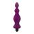 Анальна пробка з вібрацією Adrien Lastic Bullet Amuse Purple, макс. діаметр 3,9 см фото і опис