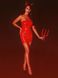 Платье лакированное красное “Соблазнительница Марго” XXXL, молния на всю длину сзади фото